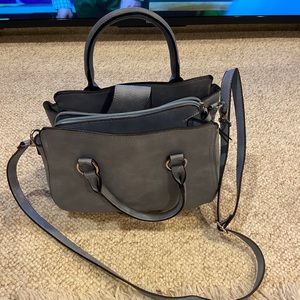 Blue crossbody purse